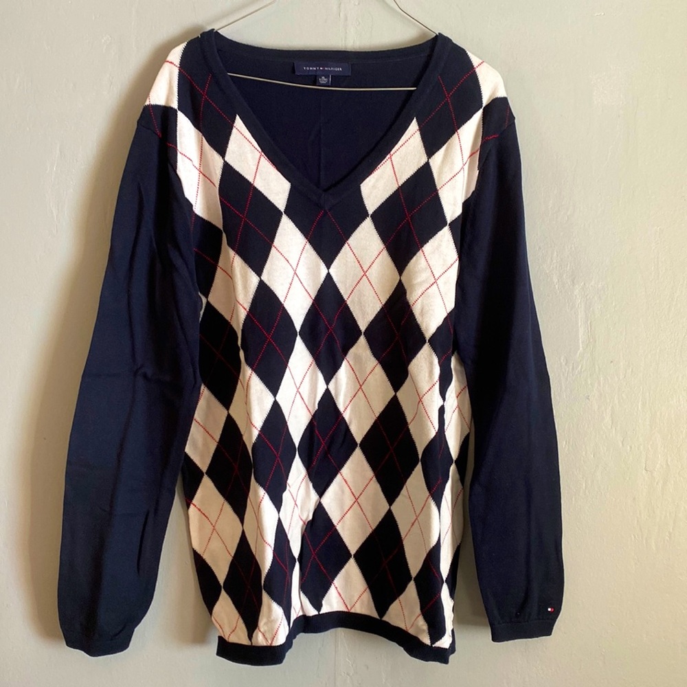 Tommy Hilfiger Women’s Argyle Sweater